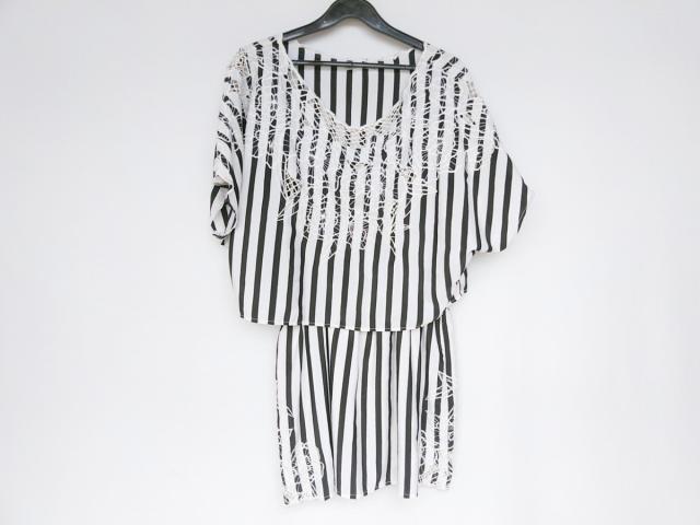 スナイデル Snidel ワンピースセットアップ レディース 美品 白 黒 ストライプ 刺繍 中古 0716の通販はau Pay マーケット ブランディア Au Pay マーケット店