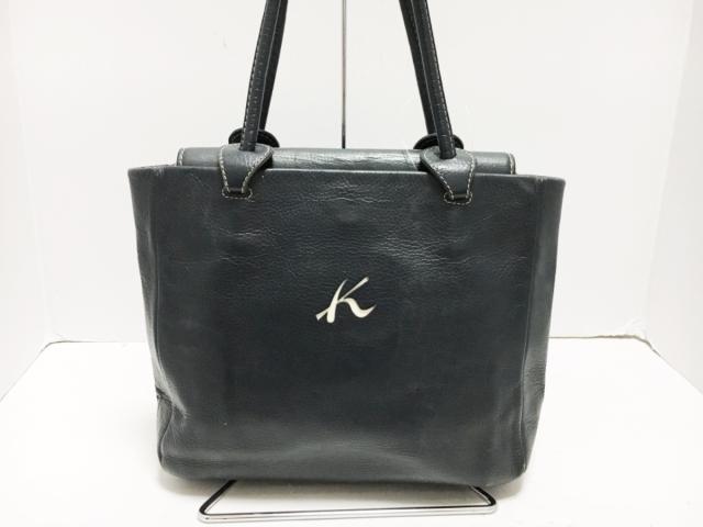キタムラ Kitamura トートバッグ レディース ネイビー レザー 中古 0719の通販はau Pay マーケット ブランディア Au Pay マーケット店