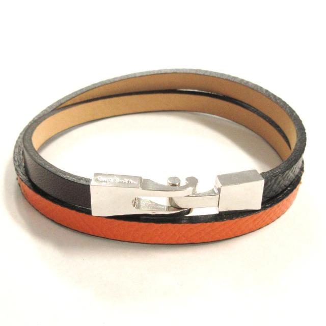 ポールスミス Paulsmith ブレスレット レディース 美品 レザー 金属素材 ブラウン 黒 オレンジ 中古 2102の通販はau Pay マーケット ブランディア Au Pay マーケット店