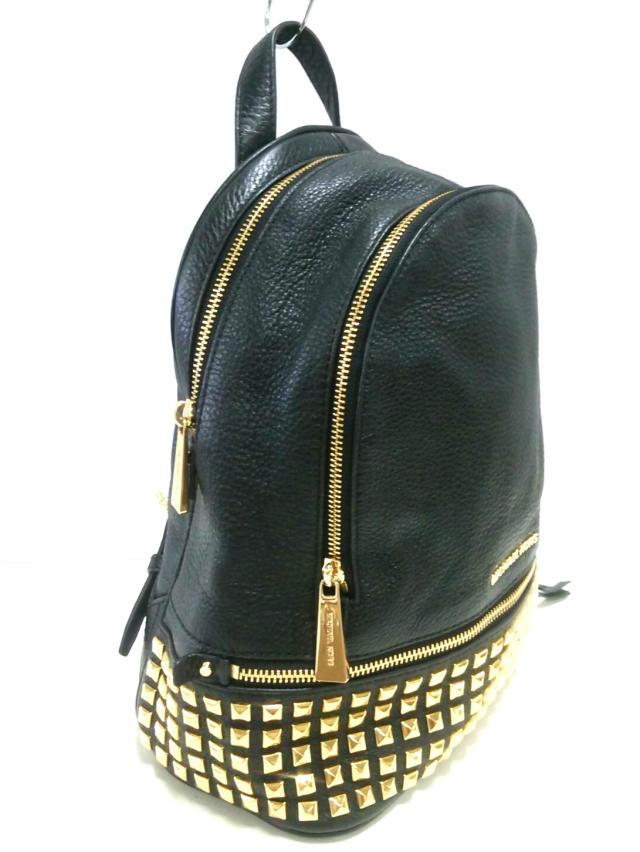 マイケルコース Michael Kors リュックサック レディース 黒 ゴールド スタッズ レザー 中古 0703の通販はau Pay マーケット ブランディア Au Pay マーケット店