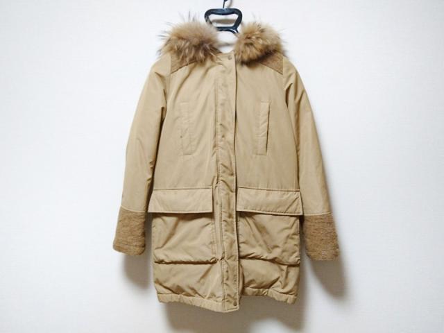 ミラオーウェン Mila Owen ダウンコート サイズｆ F レディース ライトブラウン 冬物 中古 0708の通販はau Pay マーケット ブランディア Au Pay マーケット店