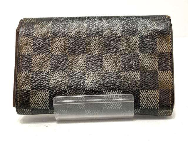 ルイヴィトン Louis Vuitton 2つ折り財布 ダミエ レディース ポルトフォイユトレゾール N エベヌ ダミエキャンバス 中古 0804の通販はau Pay マーケット ブランディア Au Pay マーケット店