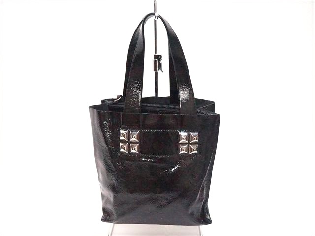 フルラ Furla トートバッグ レディース 黒 スタッズ ミニバッグ エナメル レザー 中古 20200910の通販はau Pay マーケット ブランディア Au Pay マーケット店