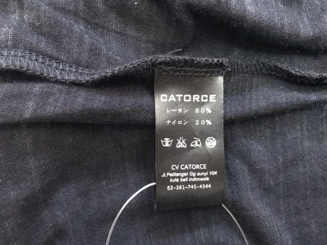 数量限定】 CATORCE cv カトルセ catorce カトルセ ニットレザー切替