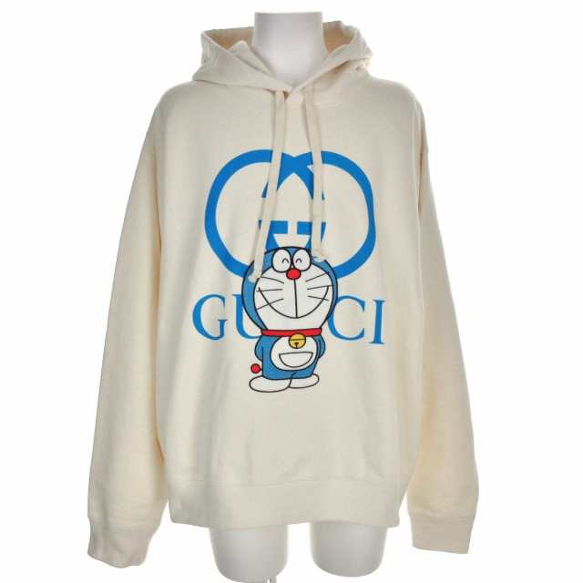 グッチ Gucci パーカー サイズl メンズ 美品 アイボリー ブルー マルチ ドラえもんコラボ 中古 の通販はau Pay マーケット ブランディア Au Pay マーケット店