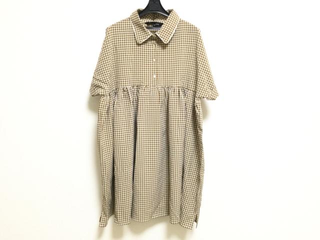 シスタージェーン Sister Jane ワンピース サイズs レディース カーキ 白 チェック柄 中古 20201101の通販はau Pay マーケット ブランディア Au Pay マーケット店