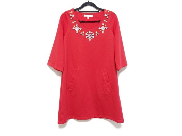 チェスティ Chesty ワンピース サイズf レディース 美品 レッド ビジュー 中古 1210の通販はau Pay マーケット ブランディア Au Pay マーケット店