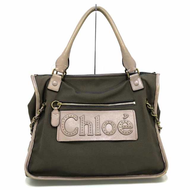 クロエ Chloe ショルダーバッグ レディース ハーレー カーキ ピンクベージュ キャンバス レザー 中古 の通販はau Pay マーケット ブランディア Au Pay マーケット店