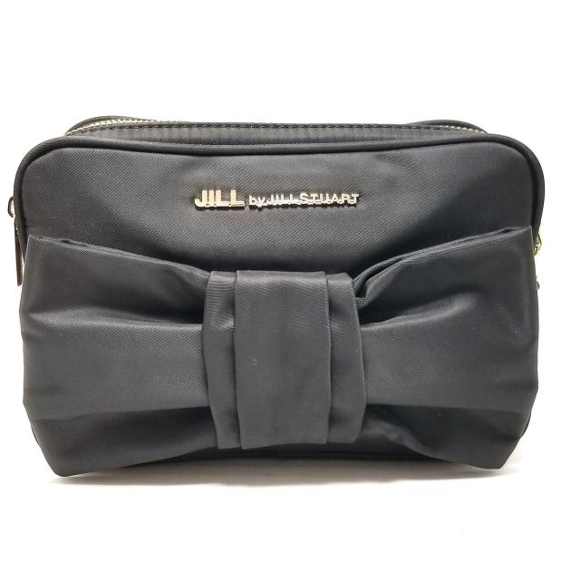 ジルバイジルスチュアート Jill By Jillstuart ショルダーバッグ レディース 黒 ゴールド リボン ナイロン 合皮 中古 の通販はau Pay マーケット ブランディア Au Pay マーケット店