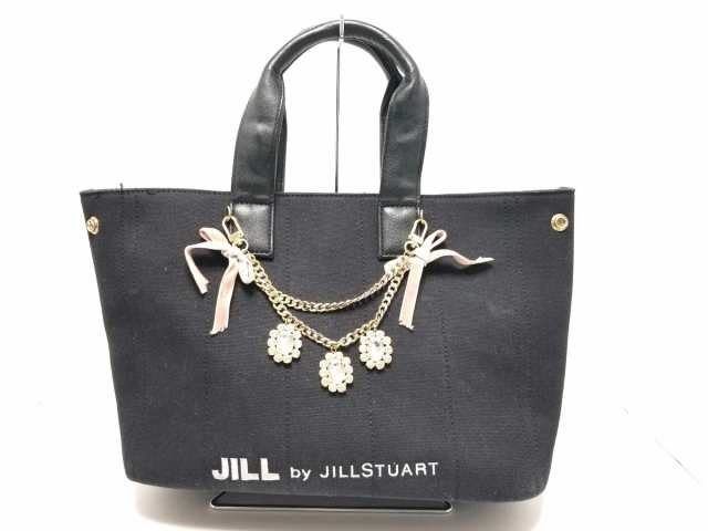 ジルバイジルスチュアート Jill By Jillstuart トートバッグ レディース 黒 白 キャンバス 合皮 中古 の通販はau Pay マーケット ブランディア Au Pay マーケット店