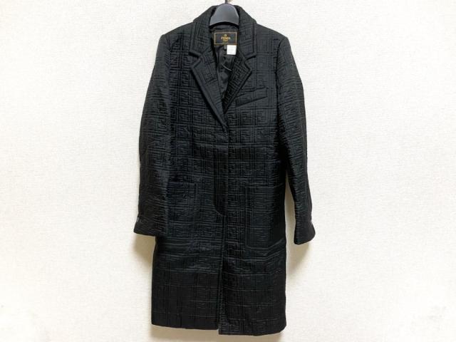 フェンディ Fendi コート サイズ44 L レディース 黒 長袖 ズッカ柄 キルティング 秋 冬 中古 20210209の通販はau Pay マーケット ブランディア Au Pay マーケット店