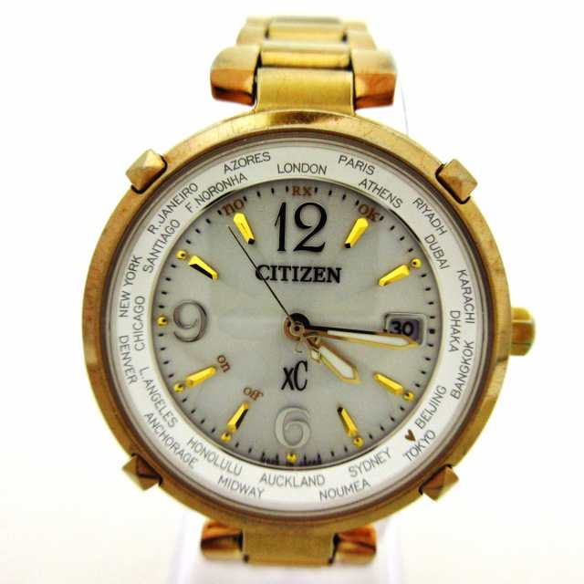 シチズン Citizen 腕時計 Xc クロスシー H240 T レディース エコドライブ 電波 白 中古 2102の通販はau Pay マーケット ブランディア Au Pay マーケット店