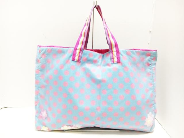 フェフェ Fafa トートバッグ レディース ライトブルー ピンク マルチ ドット柄 コットン 化学繊維 中古 の通販はau Pay マーケット ブランディア Au Pay マーケット店