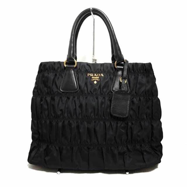 ラウンド ハンドバッグ 2way ギャザー PRADA 美品 ❤️ 正規品 ❤️ 鑑定済み - ハンドバッグ