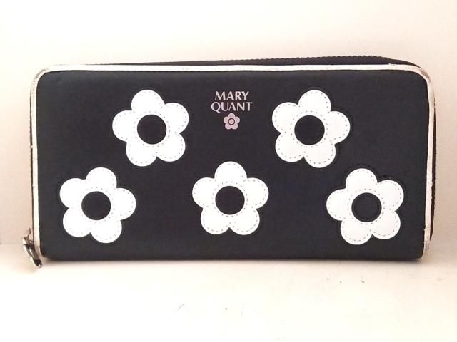 マリークワント Mary Quant 長財布 レディース 黒 白 フラワー 花 ラウンドファスナー レザー 中古 の通販はau Pay マーケット ブランディア Au Pay マーケット店