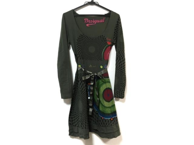 デシグアル Desigual ワンピース サイズm レディース 美品 ダークグリーン グリーン マルチ 中古 の通販はau Pay マーケット ブランディア Au Pay マーケット店