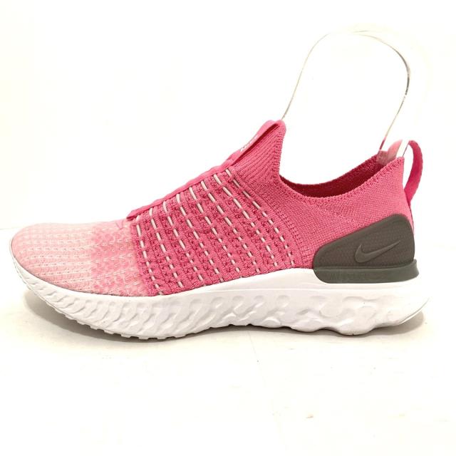 ナイキ Nike スニーカー レディース 美品 リアクト ファントム ラン フライニット 2 Cj0280 600 ピンク 化学繊維 中古 の通販はau Pay マーケット ブランディア Au Pay マーケット店
