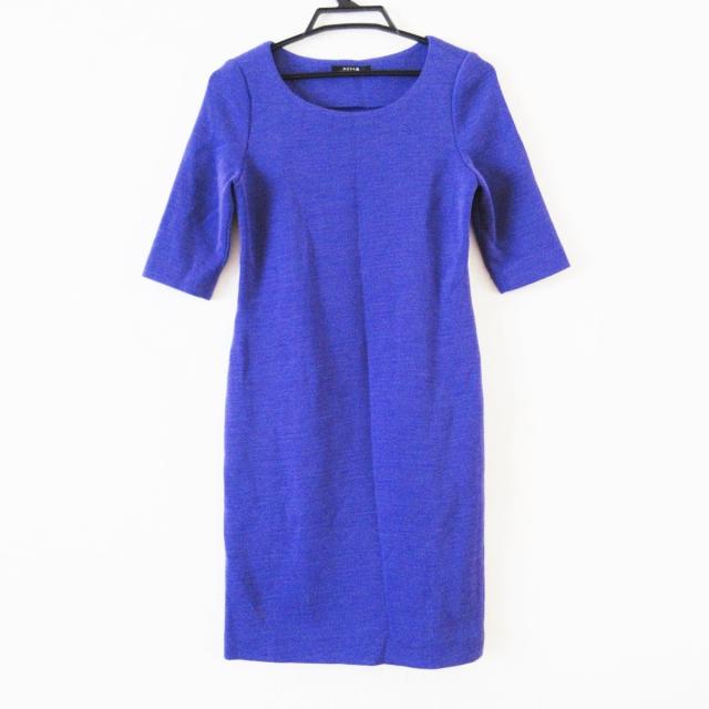 マダムジョコンダ Madam Joconde ワンピース サイズ38 M レディース パープル クルーネック 七分袖 ロング ニット 中古 の通販はau Pay マーケット ブランディア Au Pay マーケット店