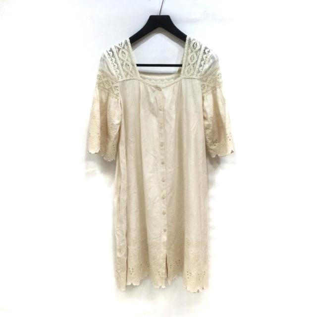 ドゥロワー Drawer ワンピース サイズ34 S レディース 美品 ベージュ 七分袖 ひざ丈 シャツワンピ 中古 の通販はau Pay マーケット ブランディア Au Pay マーケット店