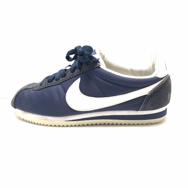 ナイキ Nike スニーカー 23 5 レディース 411 ネイビー 白 ナイロン スエード 合皮 中古 の通販はau Pay マーケット ブランディア Au Pay マーケット店