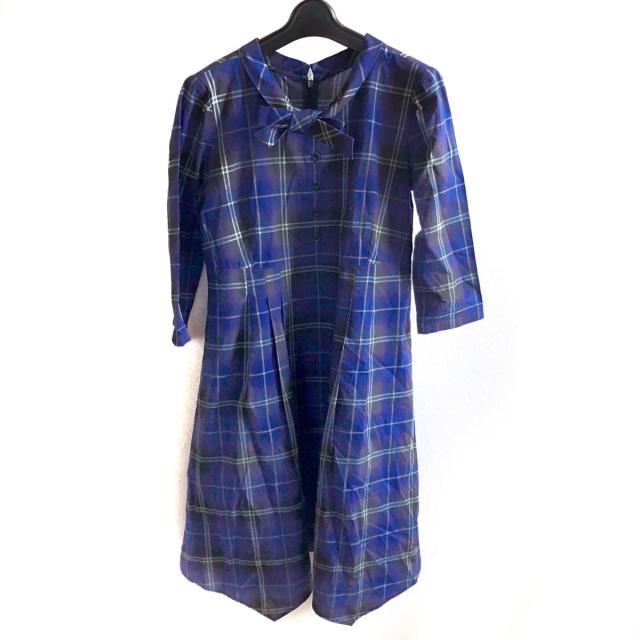 ヨークランド Yorkland ワンピース サイズ9 M レディース 美品 ブルー グリーン マルチ チェック柄 ジップアップ 中古 の通販はau Pay マーケット ブランディア Au Pay マーケット店