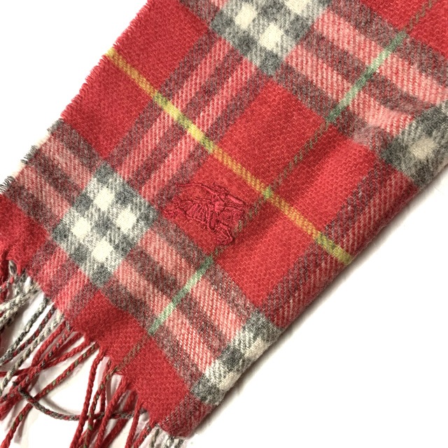 バーバリー Burberry マフラー レディース ピンク ライトピンク マルチ チェック柄 ウール メリノ カシミヤ 中古 の通販はau Pay マーケット ブランディア Au Pay マーケット店