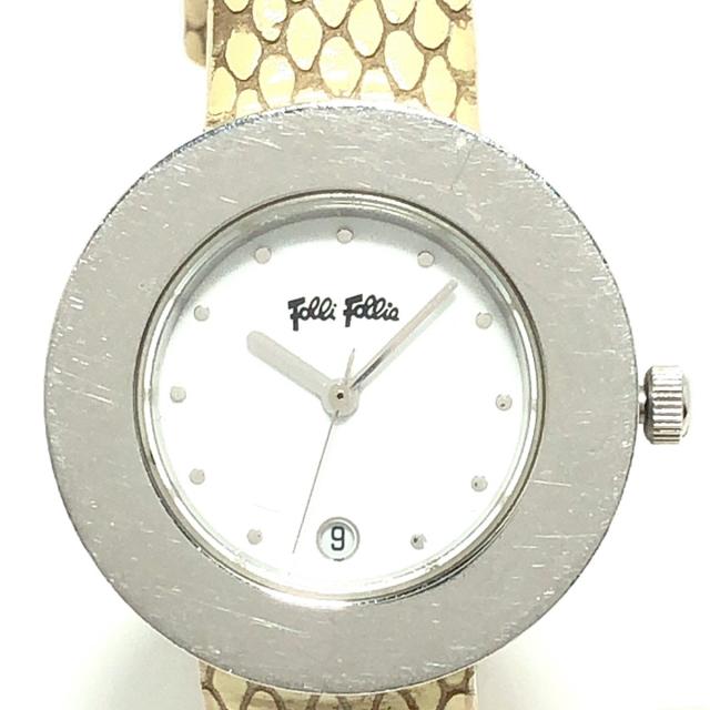 フォリフォリ Follifollie 腕時計 レディース 白 中古 の通販はau Pay マーケット ブランディア Au Pay マーケット店