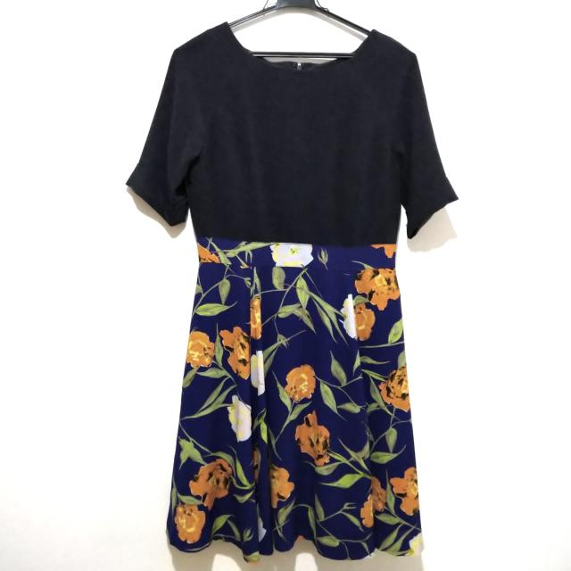 ダイアグラム ワンピース サイズ36 S レディース ネイビー オレンジ マルチ クルーネック 半袖 ロング 中古 の通販はau Pay マーケット ブランディア Au Pay マーケット店