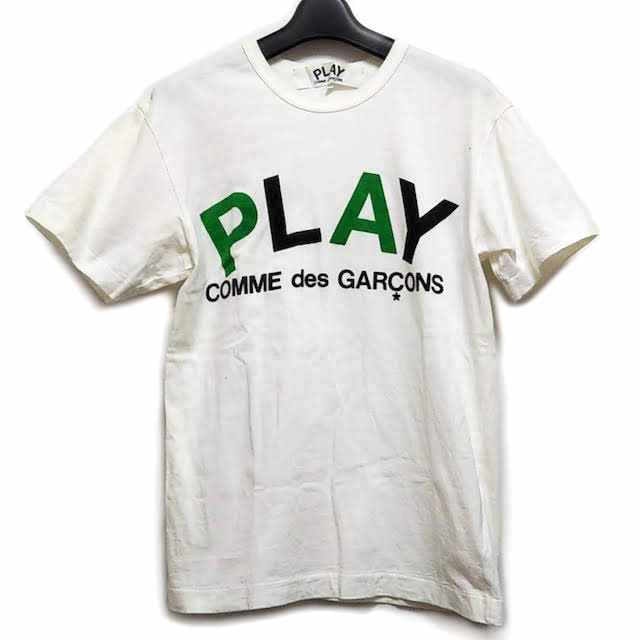 プレイコムデギャルソン Play Commedesgarcons 半袖tシャツ サイズm メンズ 白 黒 グリーン クルーネック 中古 の通販はau Pay マーケット ブランディア Au Pay マーケット店