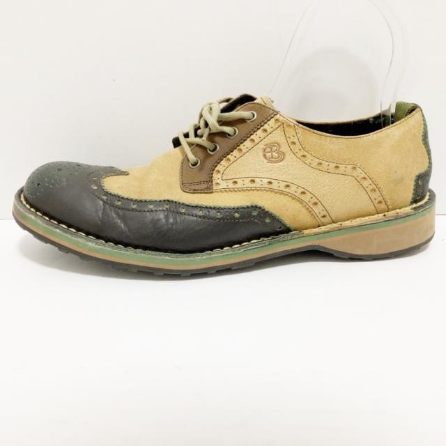 ランバンオンブルー シューズ 26 1 2 メンズ ライトブラウン 黒 ダークブラウン ウィングチップ スエード レザー 中古 の通販はau Pay マーケット ブランディア Au Pay マーケット店