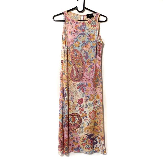 エトロ Etro ワンピース サイズ40 M レディース ライトピンク オレンジ マルチ 中古 の通販はau Pay マーケット ブランディア Au Pay マーケット店