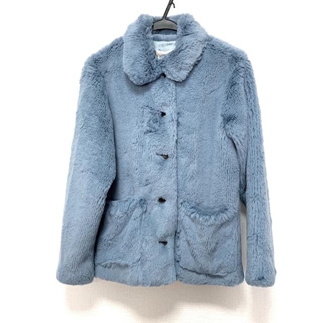 リーファー Li Hua コート サイズ38 M レディース 美品 ライトブルー 長袖 フェイクファー 冬 中古 20210305の通販はau Pay マーケット ブランディア Au Pay マーケット店