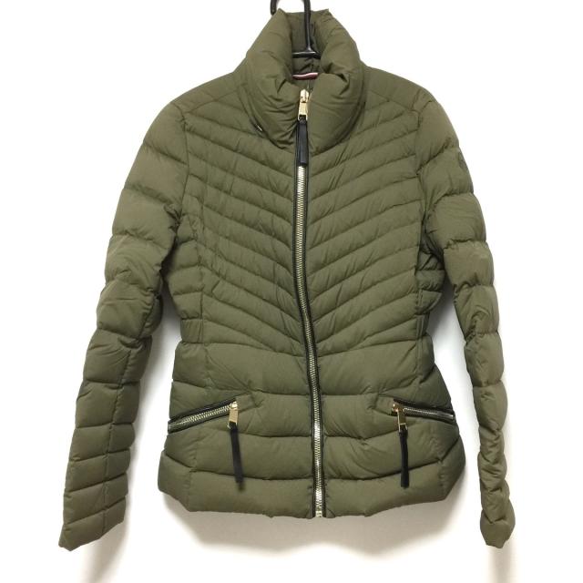 トミーヒルフィガー Tommy Hilfiger ダウンジャケット サイズm レディース カーキ 長袖 冬 中古 の通販はau Pay マーケット ブランディア Au Pay マーケット店