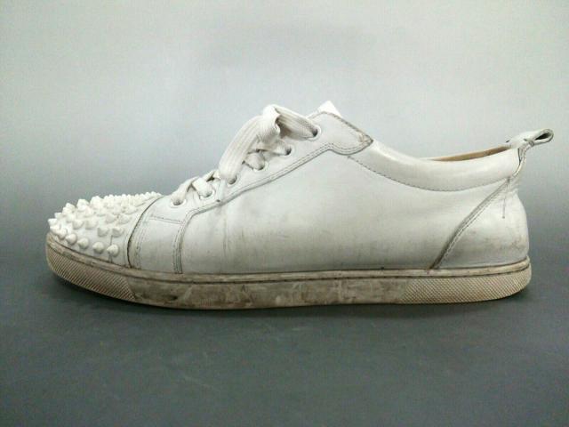 クリスチャンルブタン Christian Louboutin スニーカー 43 1 2 メンズ 白 スタッズ レザー 中古 の通販はau Pay マーケット ブランディア Au Pay マーケット店