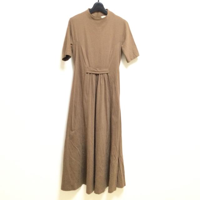 シビラ Sybilla ワンピース サイズm レディース ダークブラウン ハイネック 半袖 ロング 中古 の通販はau Pay マーケット ブランディア Au Pay マーケット店
