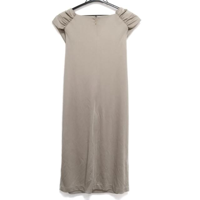 国際ブランド エポカ Epoca ワンピース サイズ40 M レディース 美品 パープル ライトグレー Vネック 半袖 ロング シースルー 早者勝ち Farmerscentre Com Ng