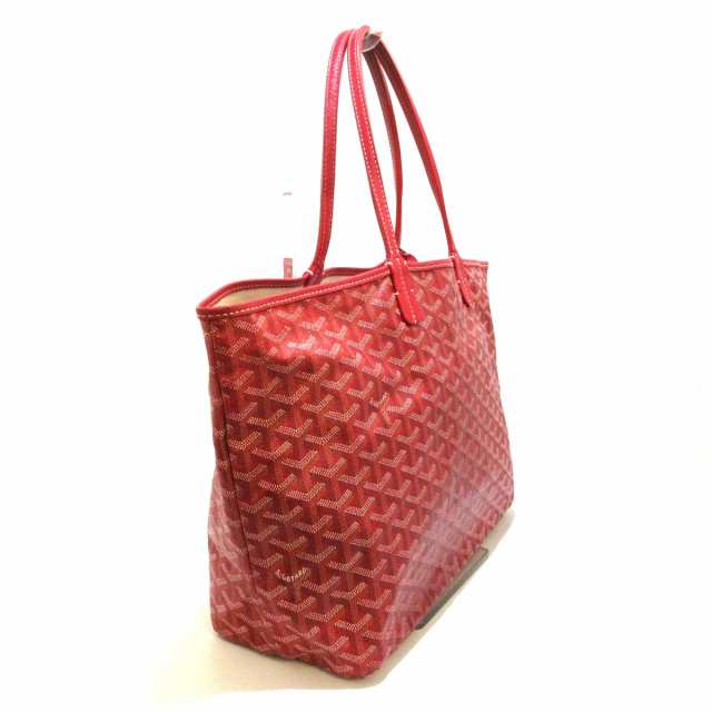 ゴヤール Goyard トートバッグ レディース サンルイpm レッド コーティングキャンバス レザー 中古 の通販はau Pay マーケット ブランディア Au Pay マーケット店