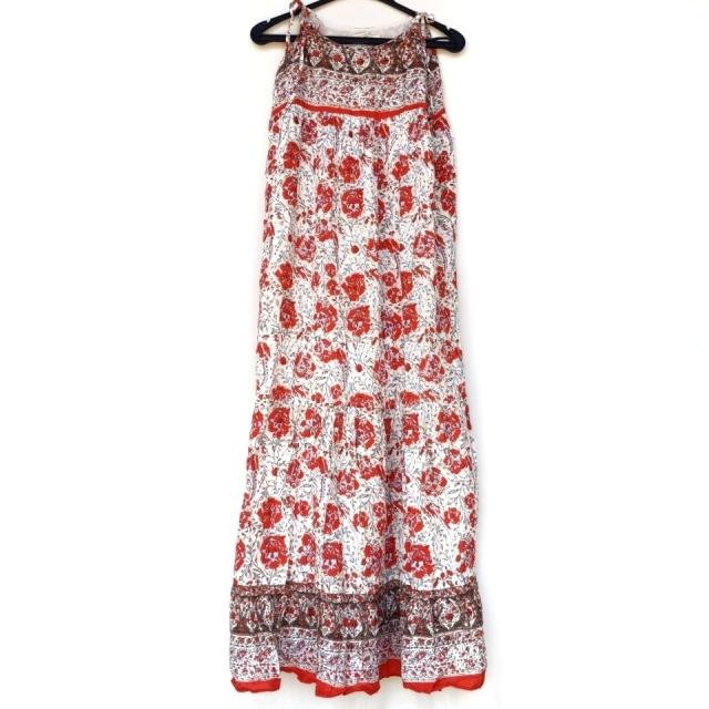 ヌキテパ Ne Quittez Pas ワンピース レディース 美品 白 レッド マルチ キャミワンピ マキシ丈 花柄 中古 の通販はau Pay マーケット ブランディア Au Pay マーケット店