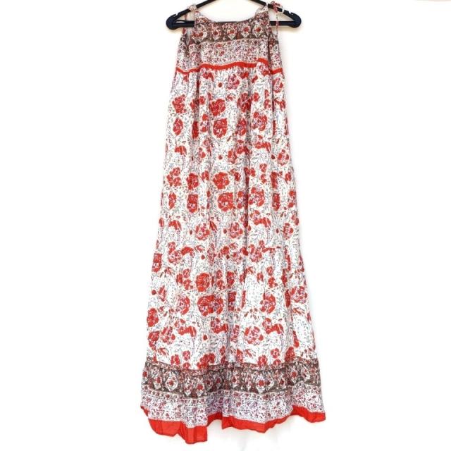 ヌキテパ Ne Quittez Pas ワンピース レディース 美品 白 レッド マルチ キャミワンピ マキシ丈 花柄 中古 の通販はau Pay マーケット ブランディア Au Pay マーケット店