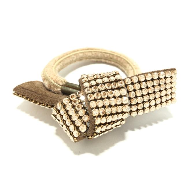 アッカ Acca アクセサリー レディース パイル ラインストーン ベージュ ゴールド ヘアゴム リボン 中古 の通販はau Pay マーケット ブランディア Au Pay マーケット店