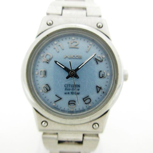 シチズン Citizen Wicca E030 S001935 レディース ライトブルー 中古 20210529の通販はau Pay マーケット ブランディア Au Pay マーケット店