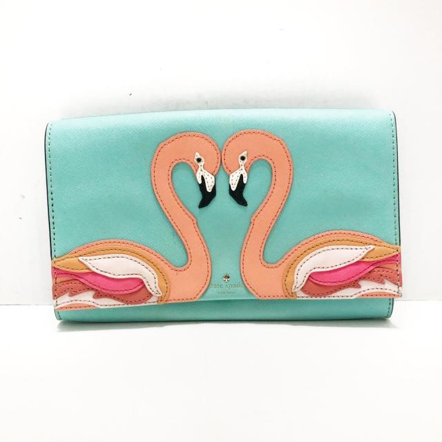 ケイトスペード Kate Spade レディース Pxru5916 ライトグリーン ベージュ マルチ ラインストーン フラミンゴ レザー 中古 の通販はau Pay マーケット ブランディア Au Pay マーケット店