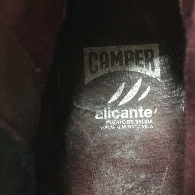 カンペール CAMPER 39 レディース - 黒 レザー【中古】20210521