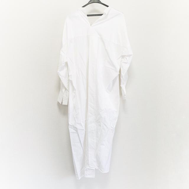 エンフォルド Enfold ワンピース サイズ38 M レディース 美品 白 レギュラーカラー 長袖 マキシ丈 シャツワンピ 中古 の通販はau Pay マーケット ブランディア Au Pay マーケット店
