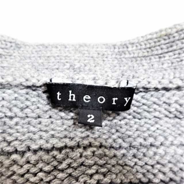 セオリー theory ブルゾン サイズ2 S レディース - グレー 七分袖