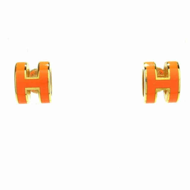 エルメス HERMES ピアス レディース 新品同様 ミニポップアッシュ 金属