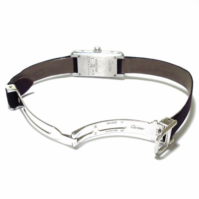 激安通販 新品未使用【Cartier】タンク用純正サテンベルト ホワイト 