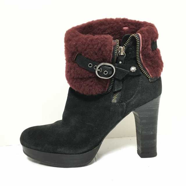 アグ UGG ショートブーツ 24 レディース WSCARLETT 1005647 黒