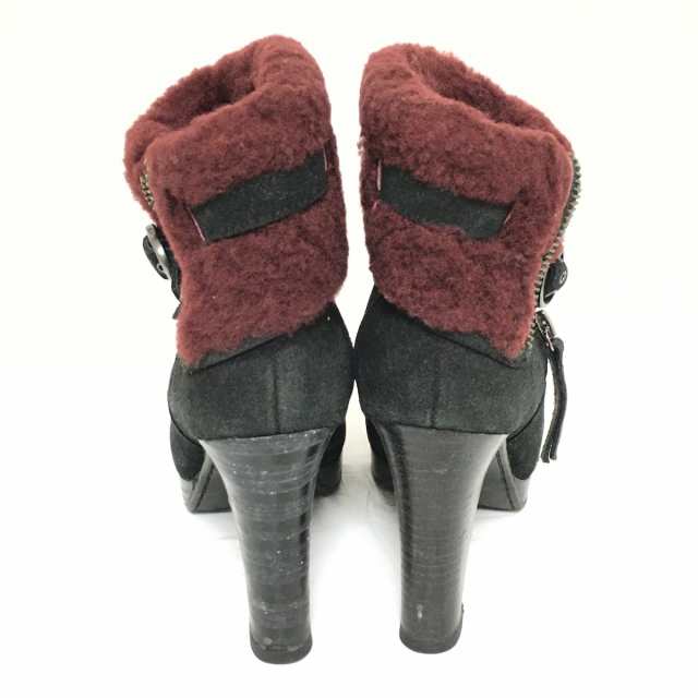 アグ UGG ショートブーツ 24 レディース WSCARLETT 1005647 黒