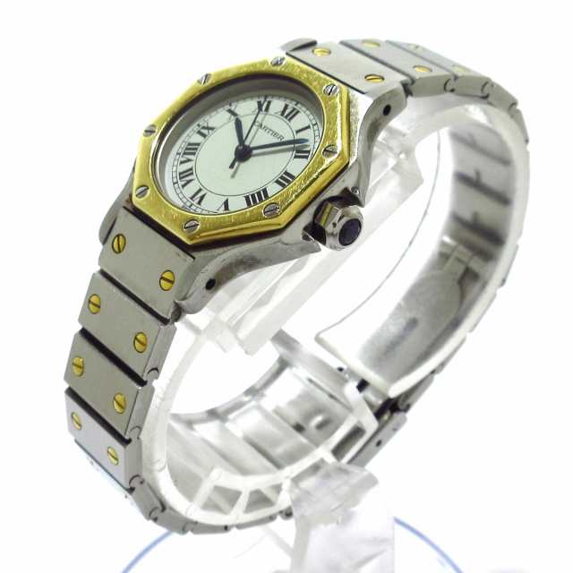 カルティエ Cartier 腕時計 サントスオクタゴンSM レディース